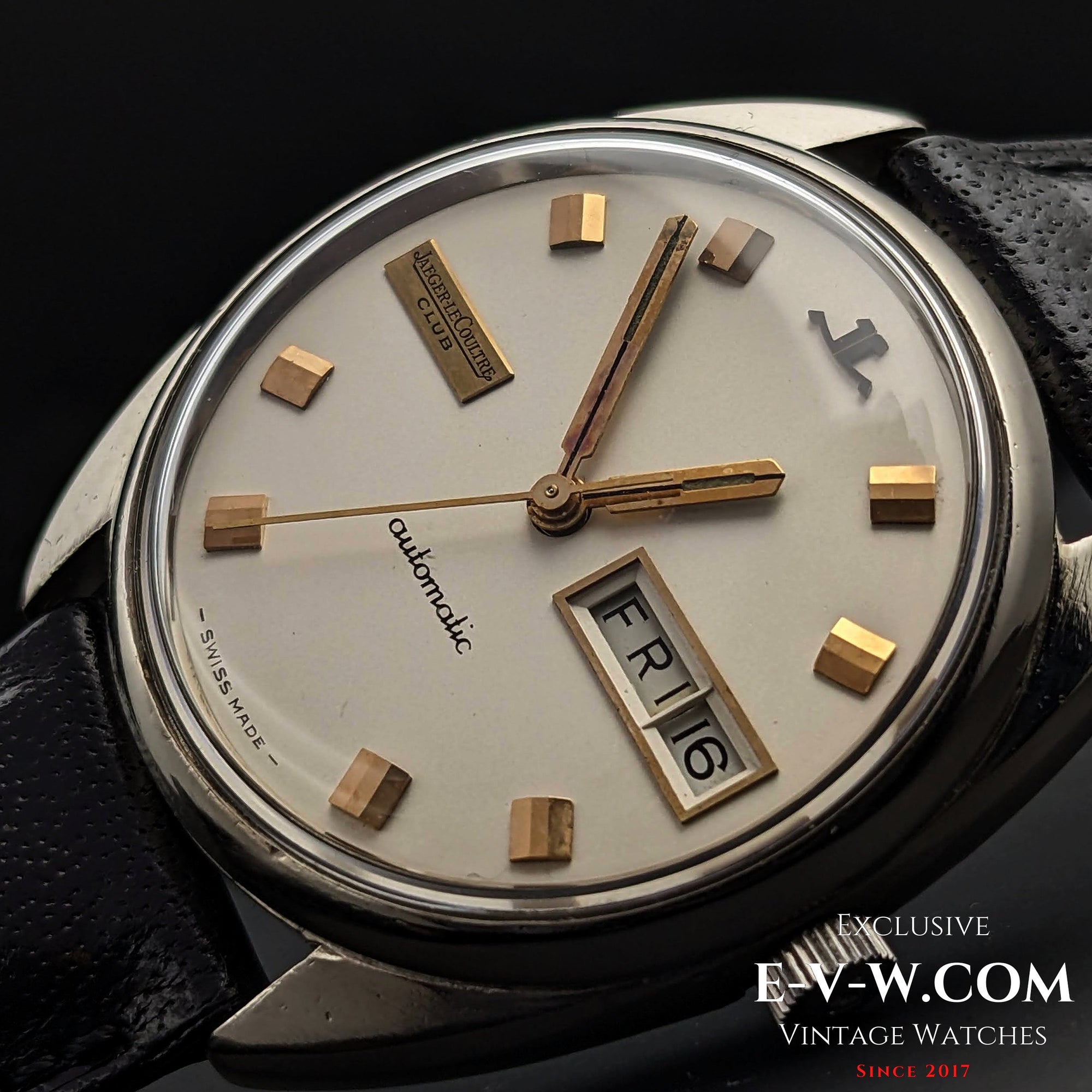 Jaeger-LeCoultre CLUB Day-Date / Automatisch - Kaliber AS 1906 / Ref. E300706 - Vintage jaren 70