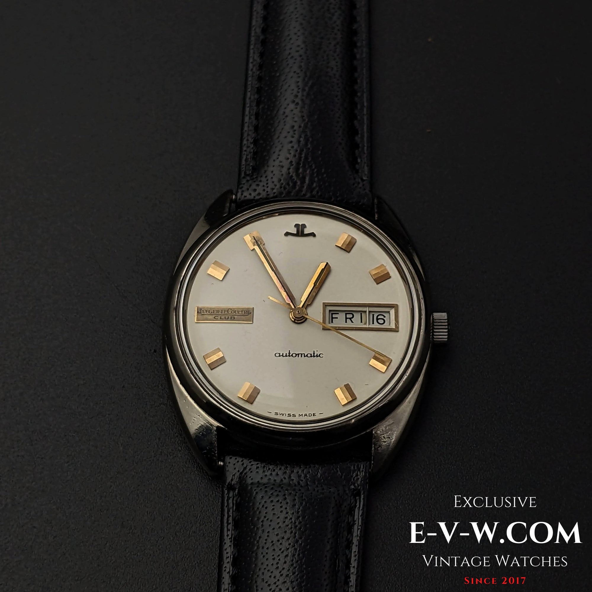 Jaeger-LeCoultre CLUB Day-Date / Automatisch - Kaliber AS 1906 / Ref. E300706 - Vintage jaren 70