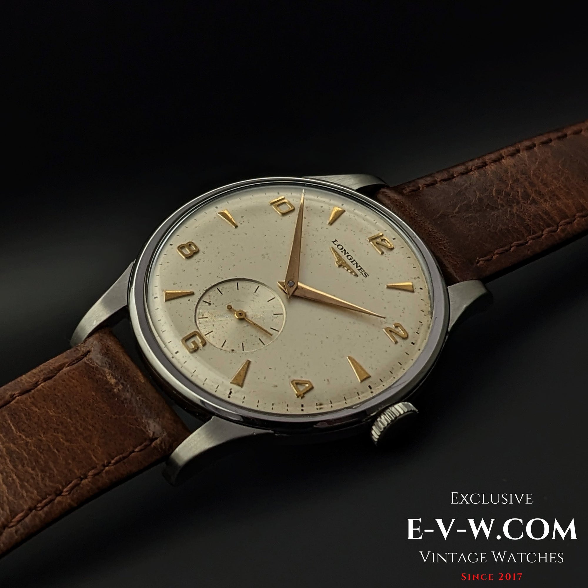 Longines Jumbo Oversized 37,5 mm / Calibre 12.68Z / Ref. 4914 / Vintage 1955 / Extracto de los Archivos Longines