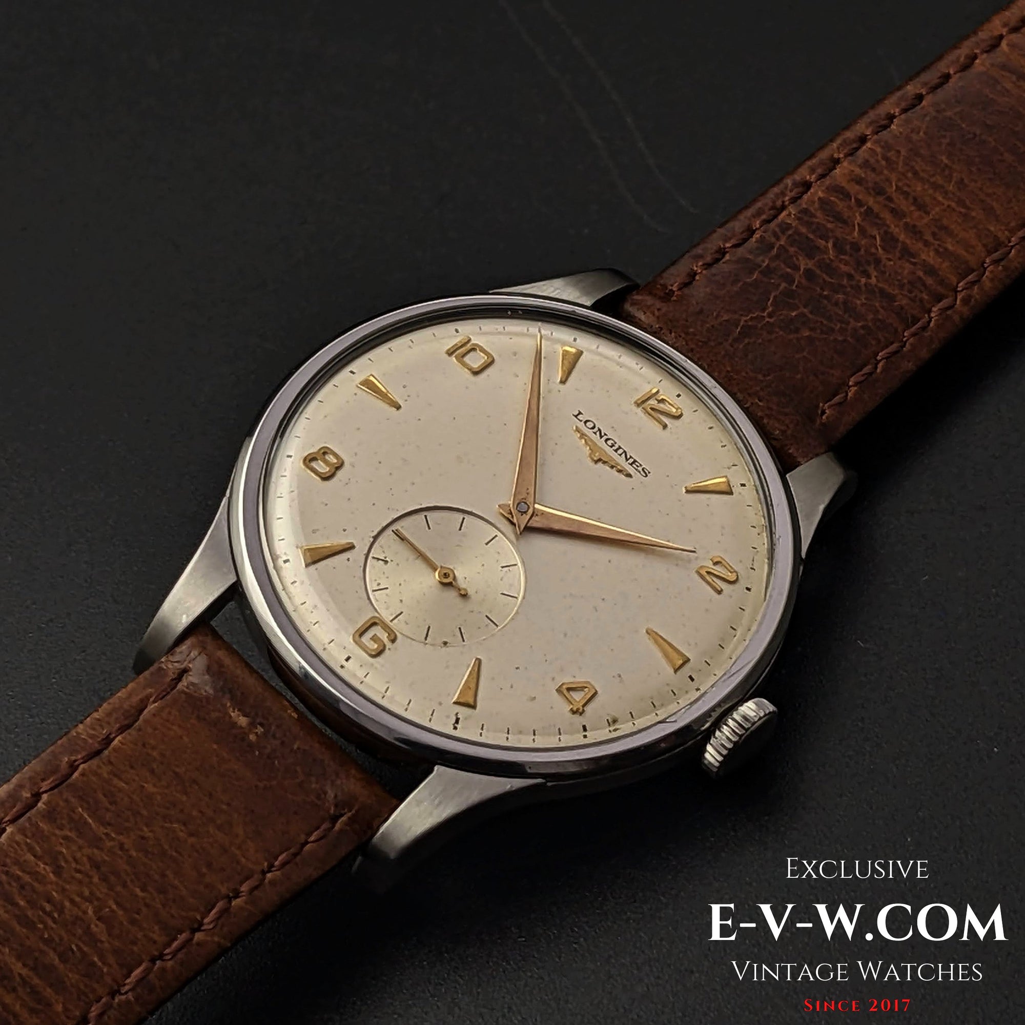 Longines Jumbo Oversized 37,5 mm / Calibre 12.68Z / Ref. 4914 / Vintage 1955 / Extracto de los Archivos Longines