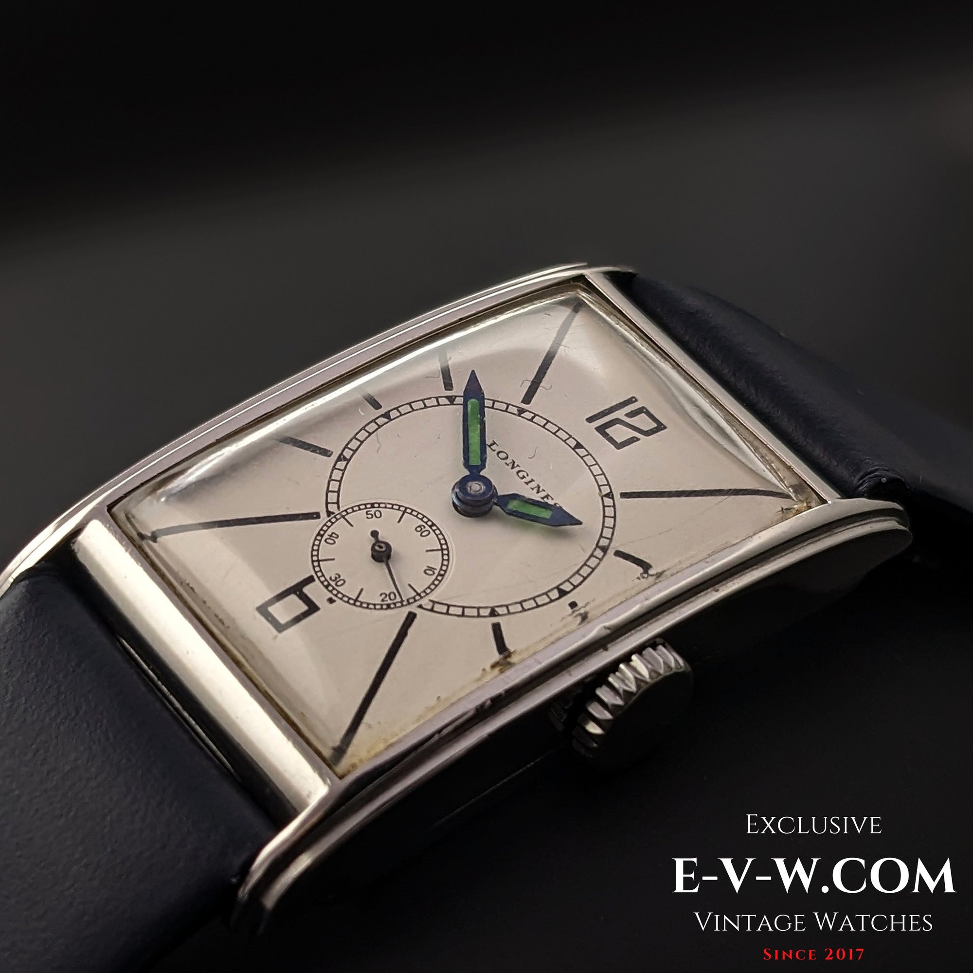 Longines Art Deco, sehr selten / Archivauszug von Longines / Kal. 20.28 / Ref. 3073 / Jahrgang 1937