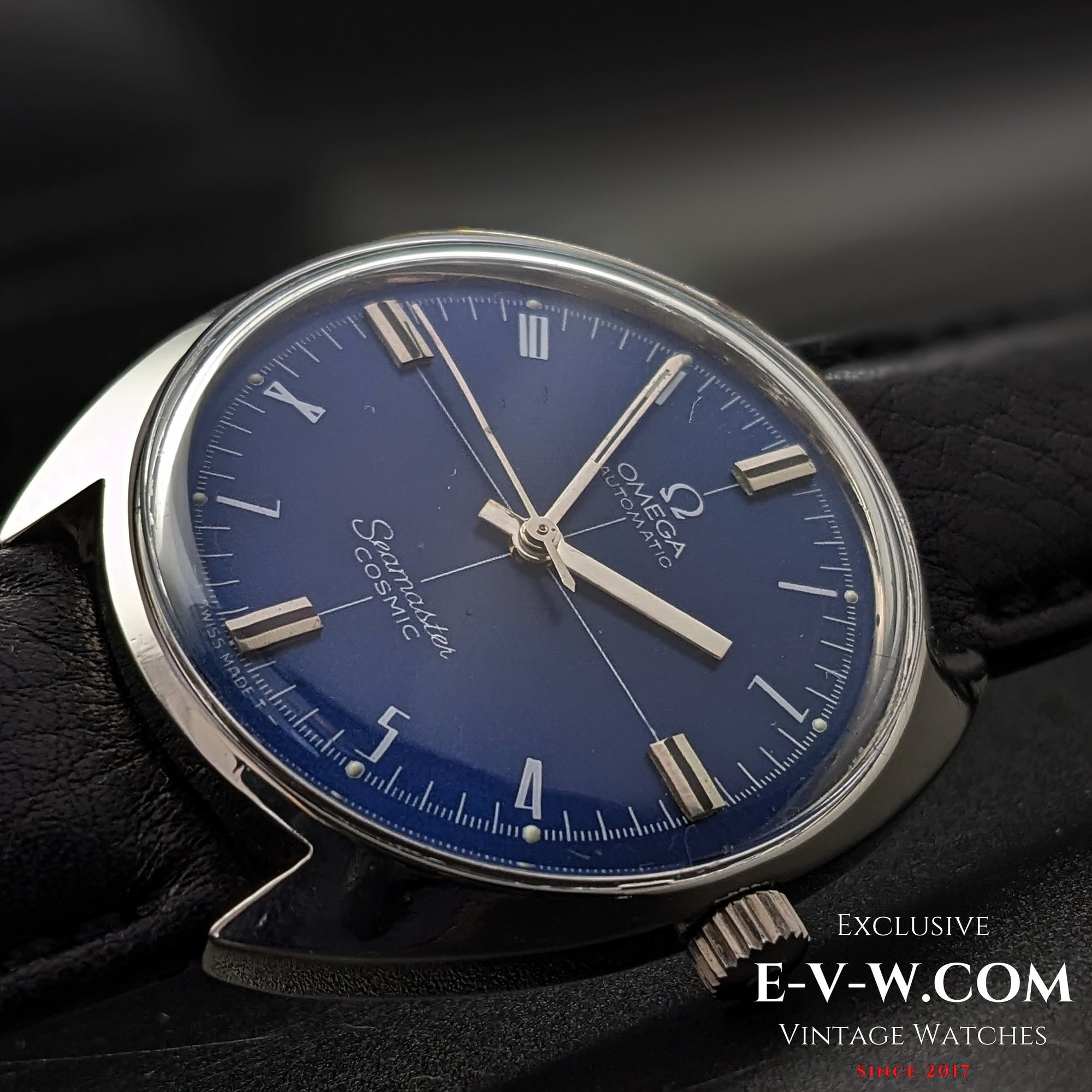 Omega Seamaster Cosmic Automatic Blue Dial / Ref. 165.026 / cal.552 / Vintage 1966