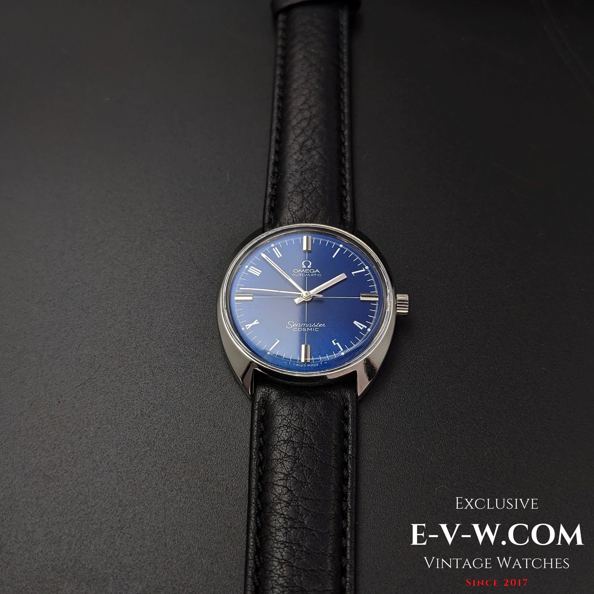 Omega Seamaster Cosmic Automatic Blue Dial / Ref. 165.026 / cal.552 / Vintage 1966