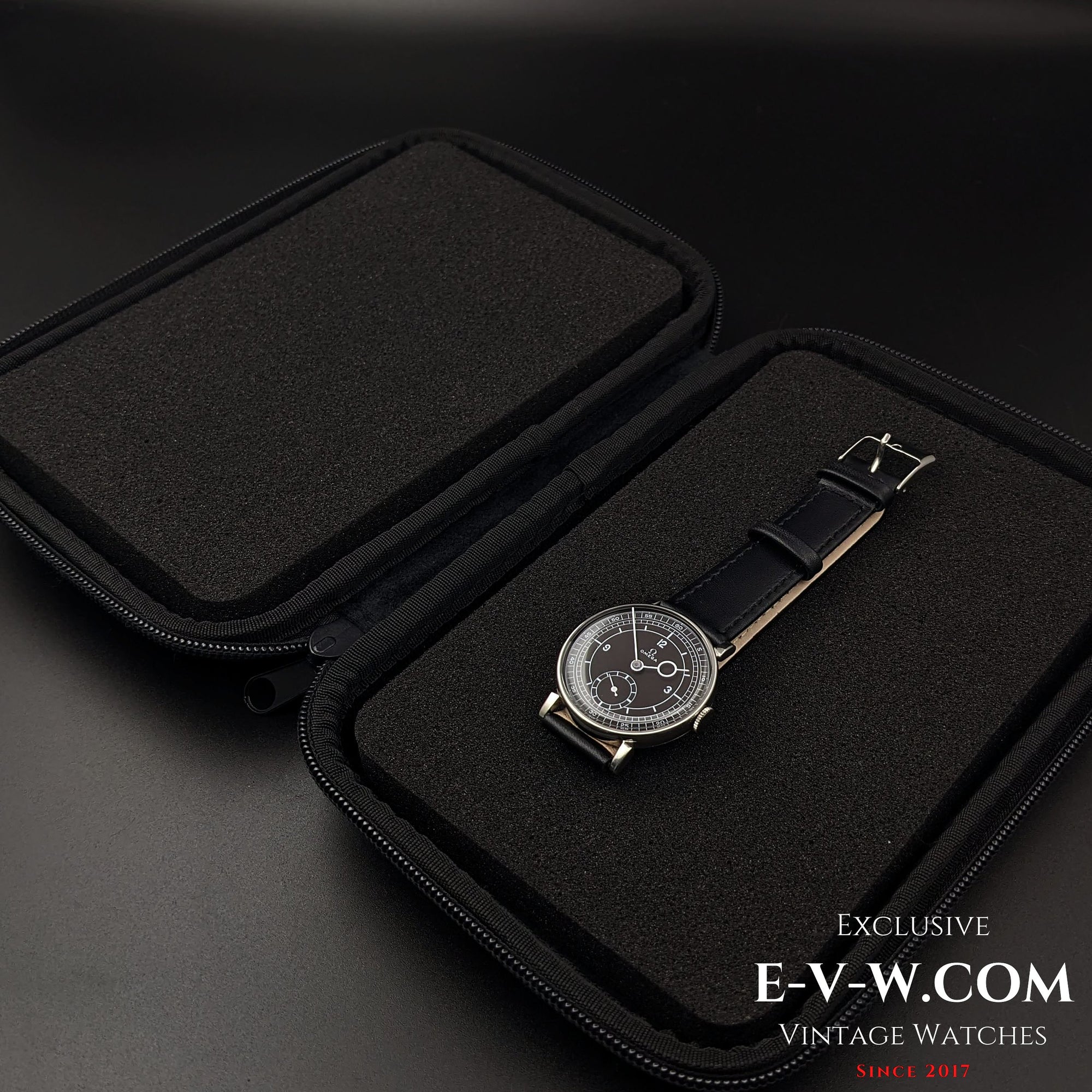 Omega Black Sector Dial / Pontifex Hands / cal.26.5 / Vintage 1935