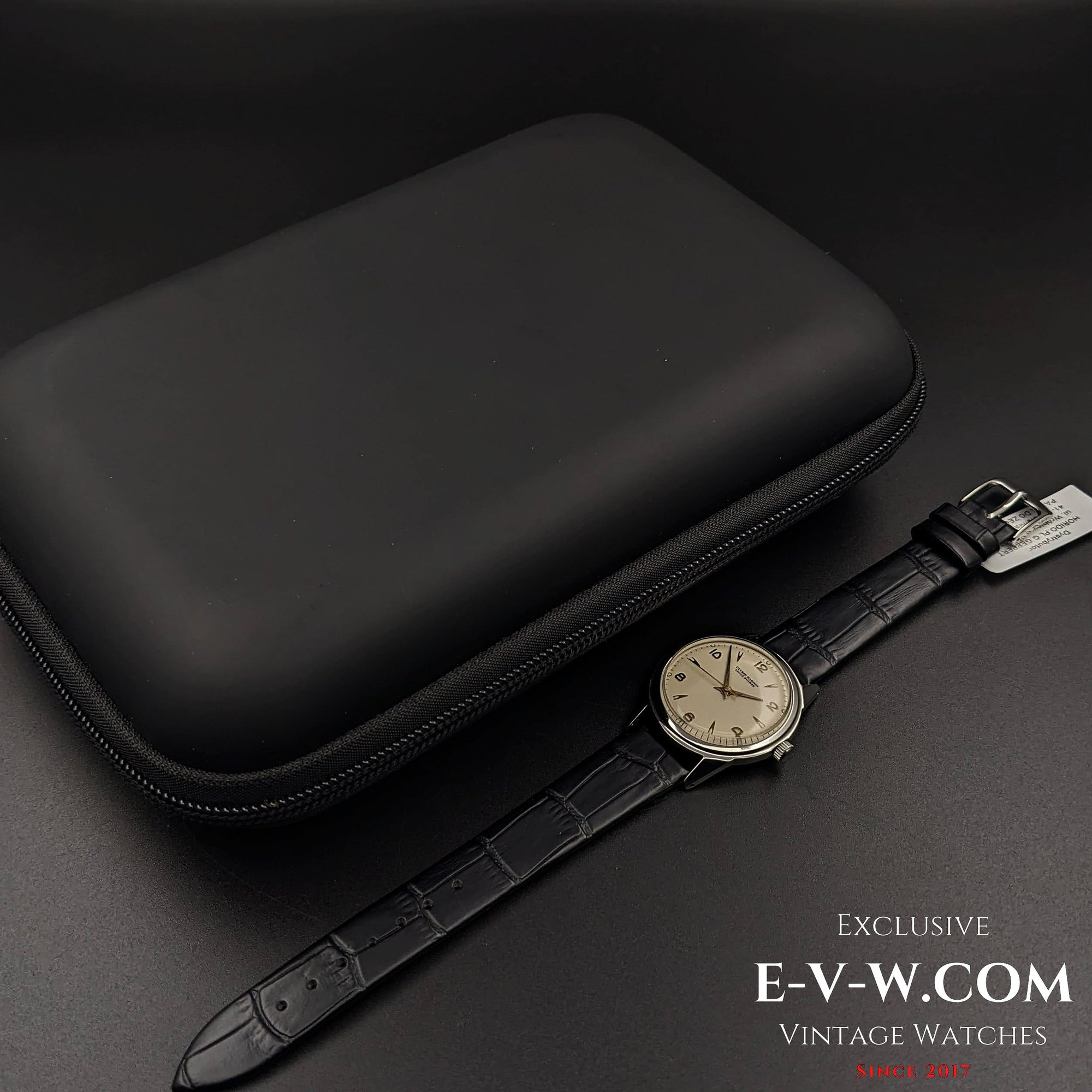 Raro Ulysse Nardin Locle Suisse vintage della seconda guerra mondiale degli anni '40