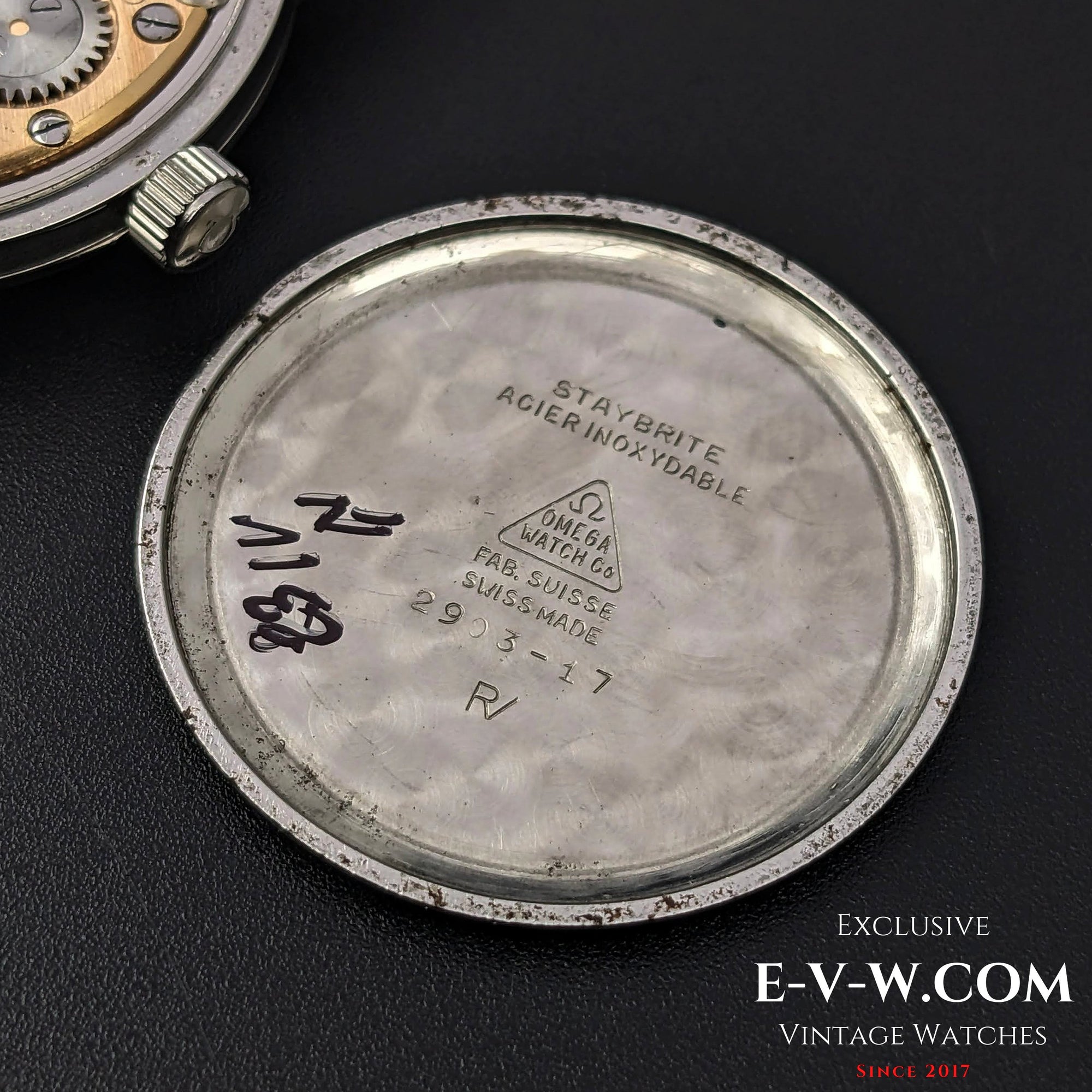Omega Geneve Crosshair Dial / Ref 2903-17 /cal 268 (30T2 Familly) / Vintage 1961