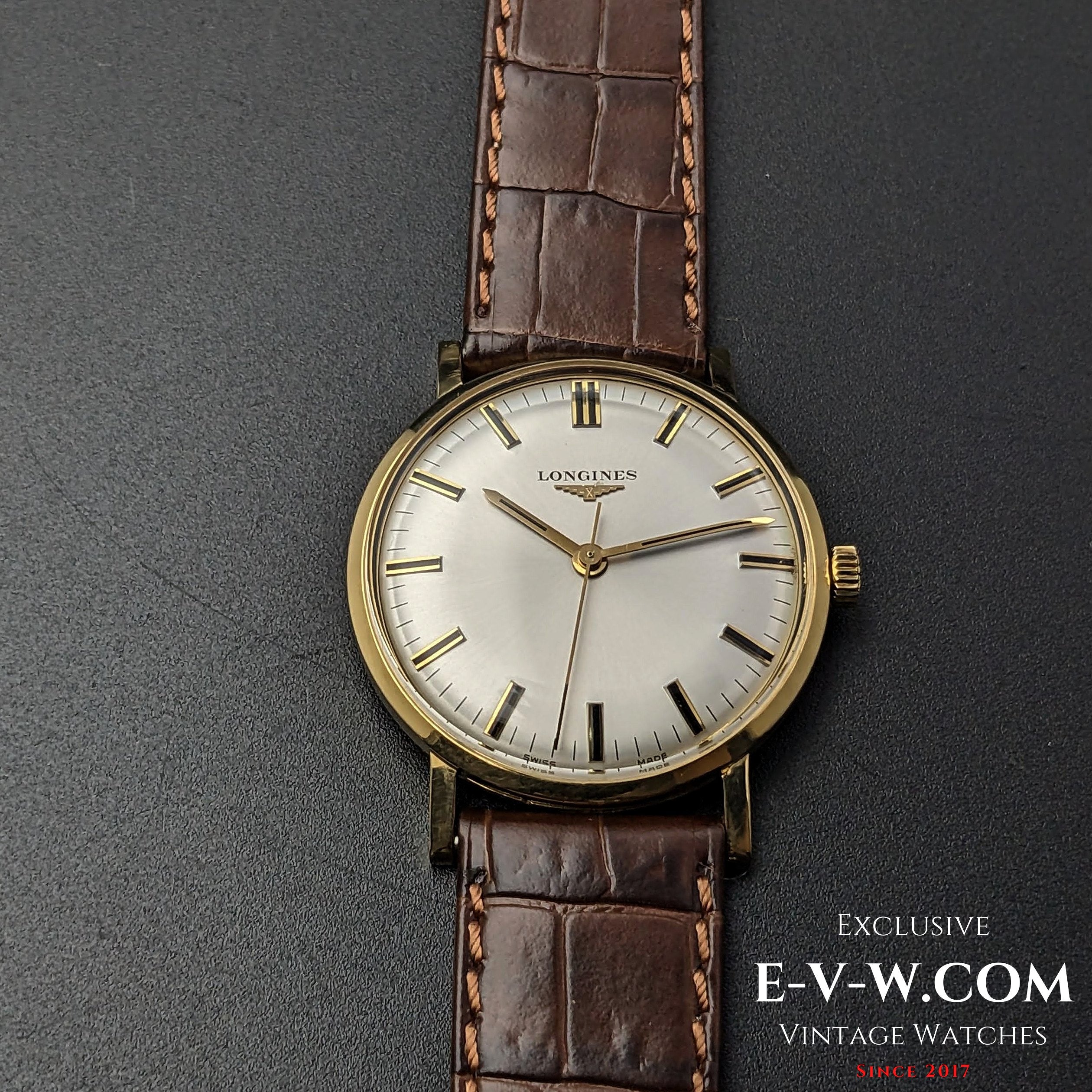 Vintage 1970 Longines Classic 18K Gold Cal 284 Exclusive