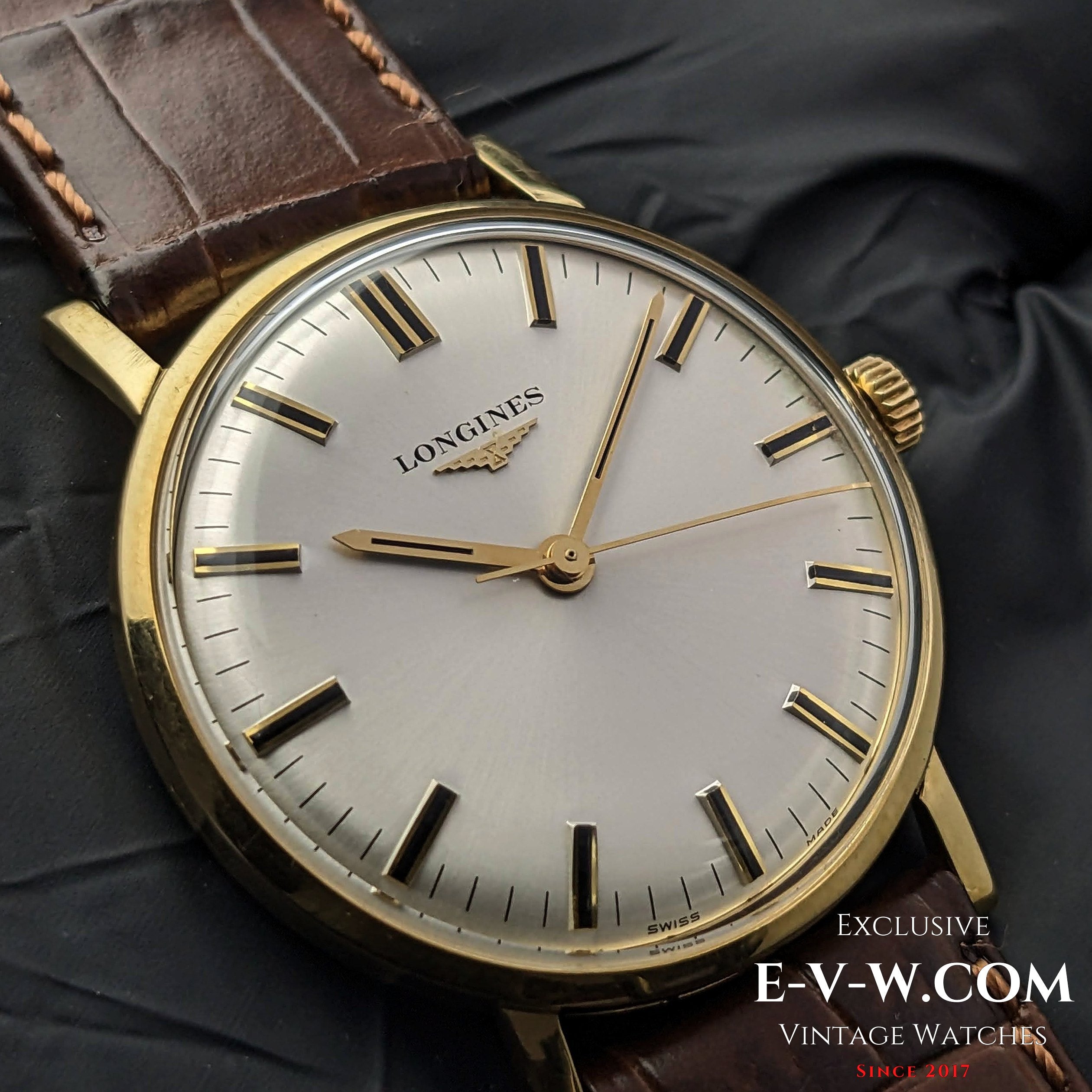 Vintage 1970 Longines Classic 18K Gold Cal 284 Exclusive