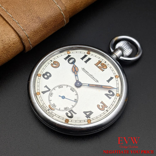 Pocket Watch Jaeger-LeCoultre British Army WWII Military G.S.T.P