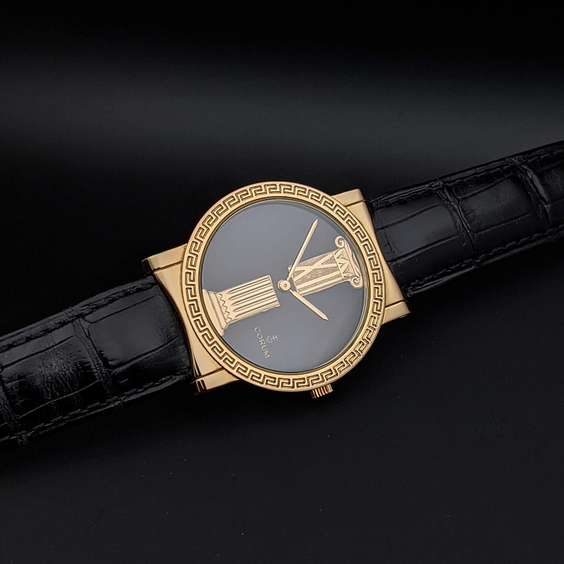 Corum 18k gold clearance watch