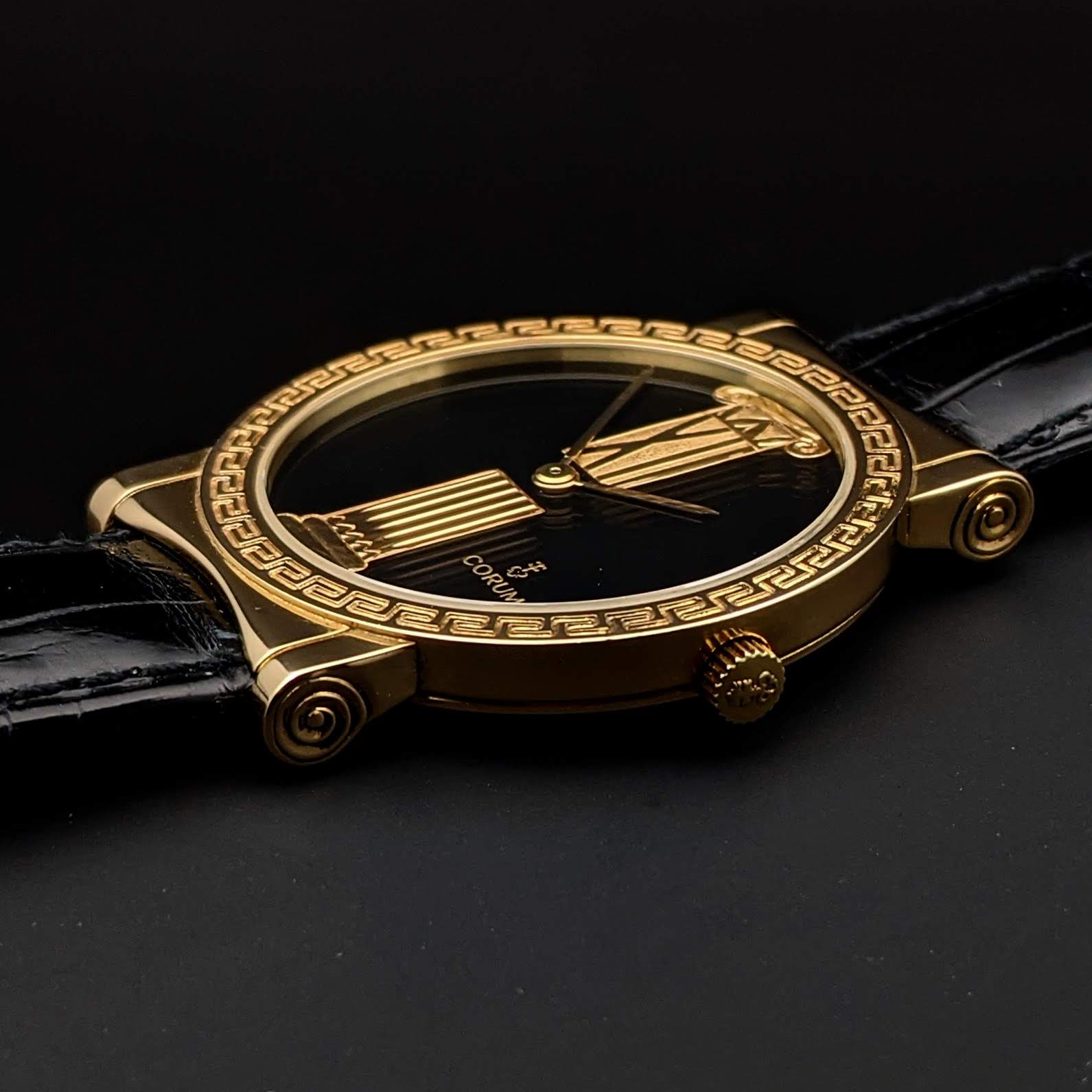 Corum 18k Gold 55.610.56 Limited Exclusive Vintage Swiss Watches