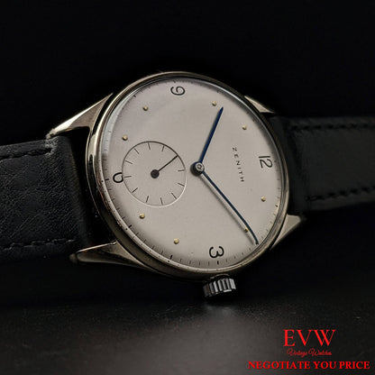 Vintage Wristwatch Zenith Classic Cal.12-4-P from 1947 / Fully Serviced