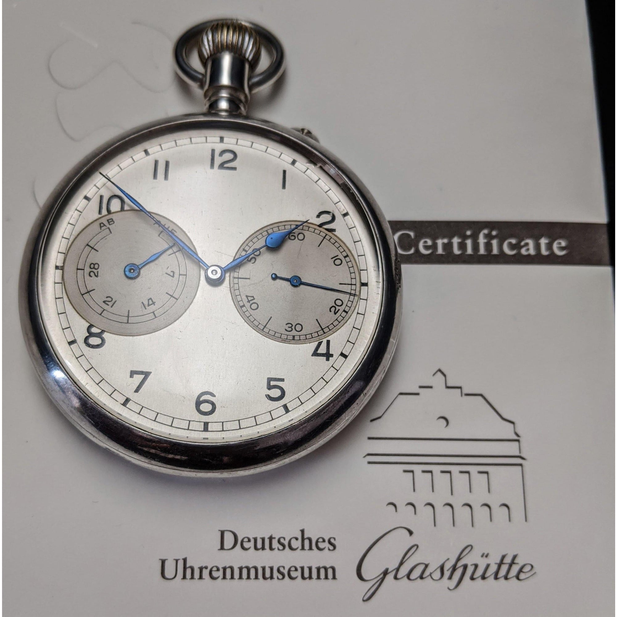 A.ランゲ＆ゾーネ懐中時計 第二次世界大戦 軍用 Uボート B-Uhr 1945年