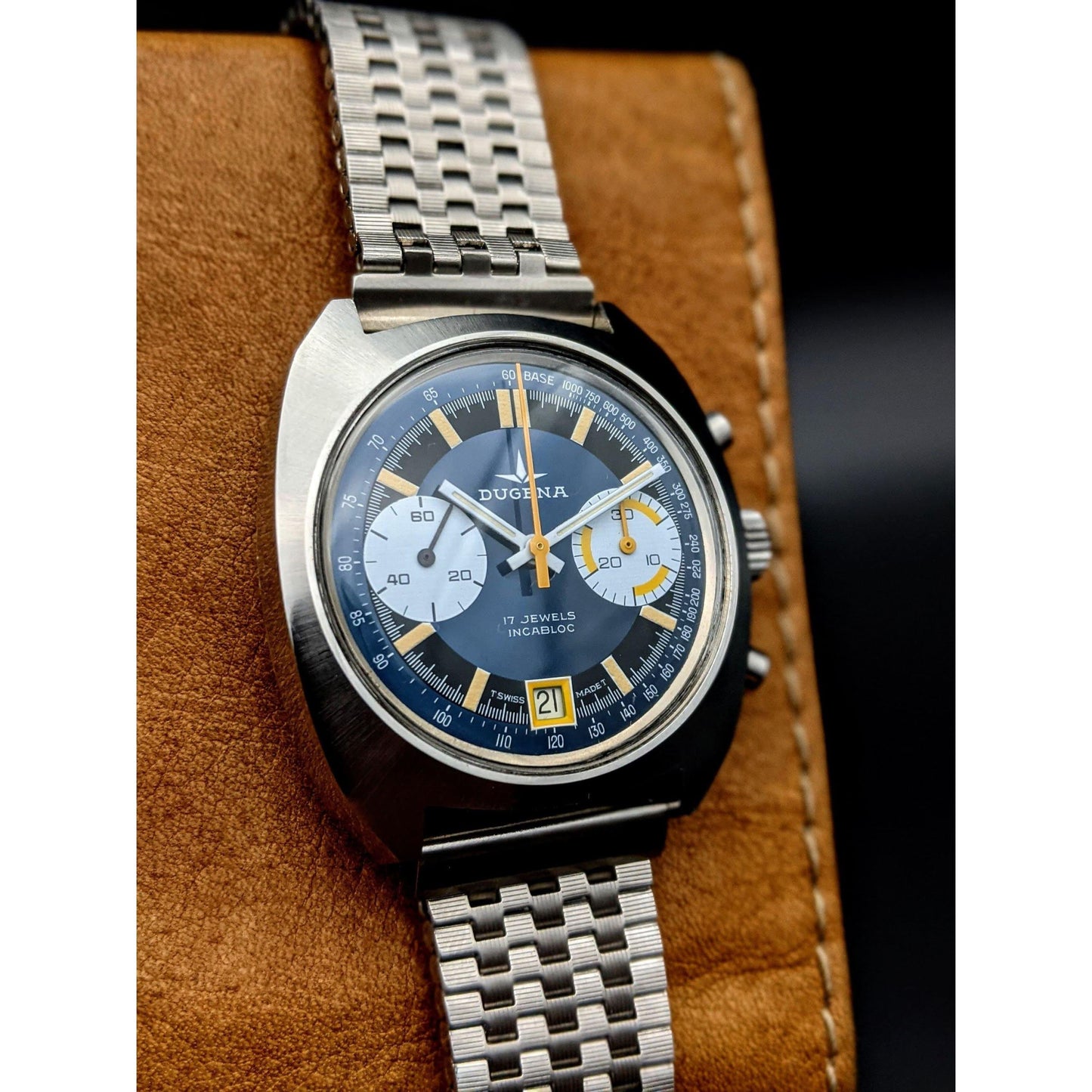 Dugena Chronograph Vintage Watch 1970's