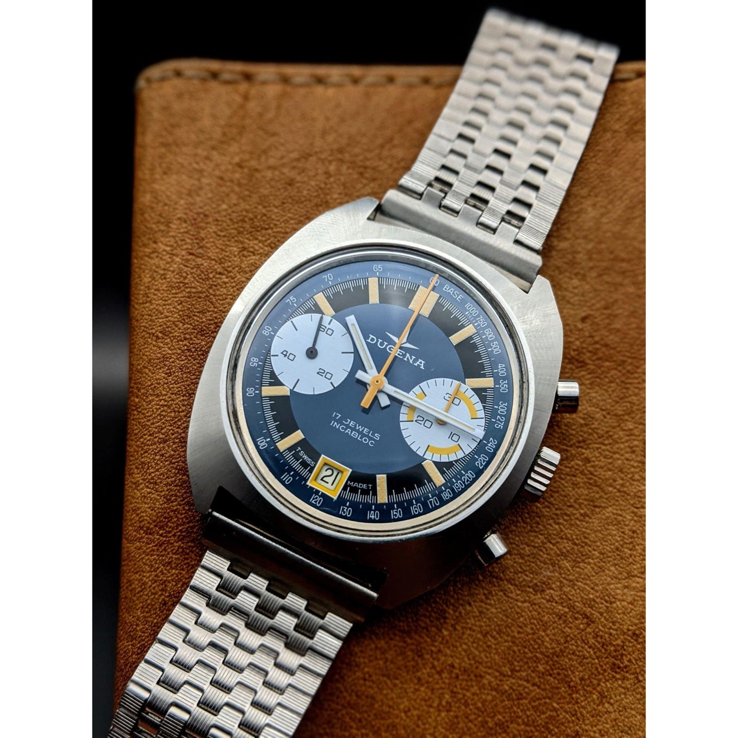 Dugena Chronograph Vintage Watch 1970's