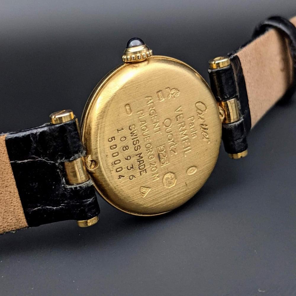 Cartier Must De Vermeil VLC Ronde Referenza 590004