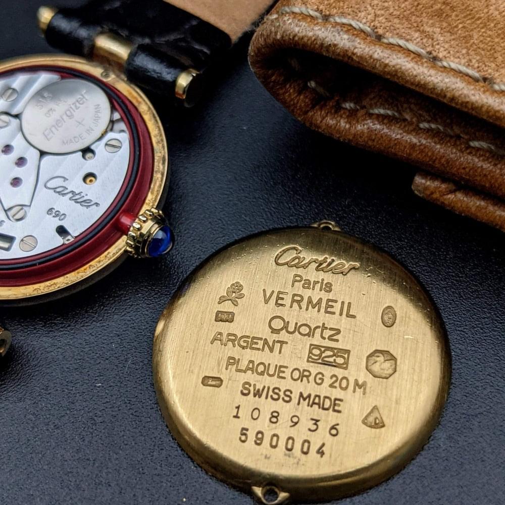Cartier Must De Vermeil VLC Ronde Referenza 590004