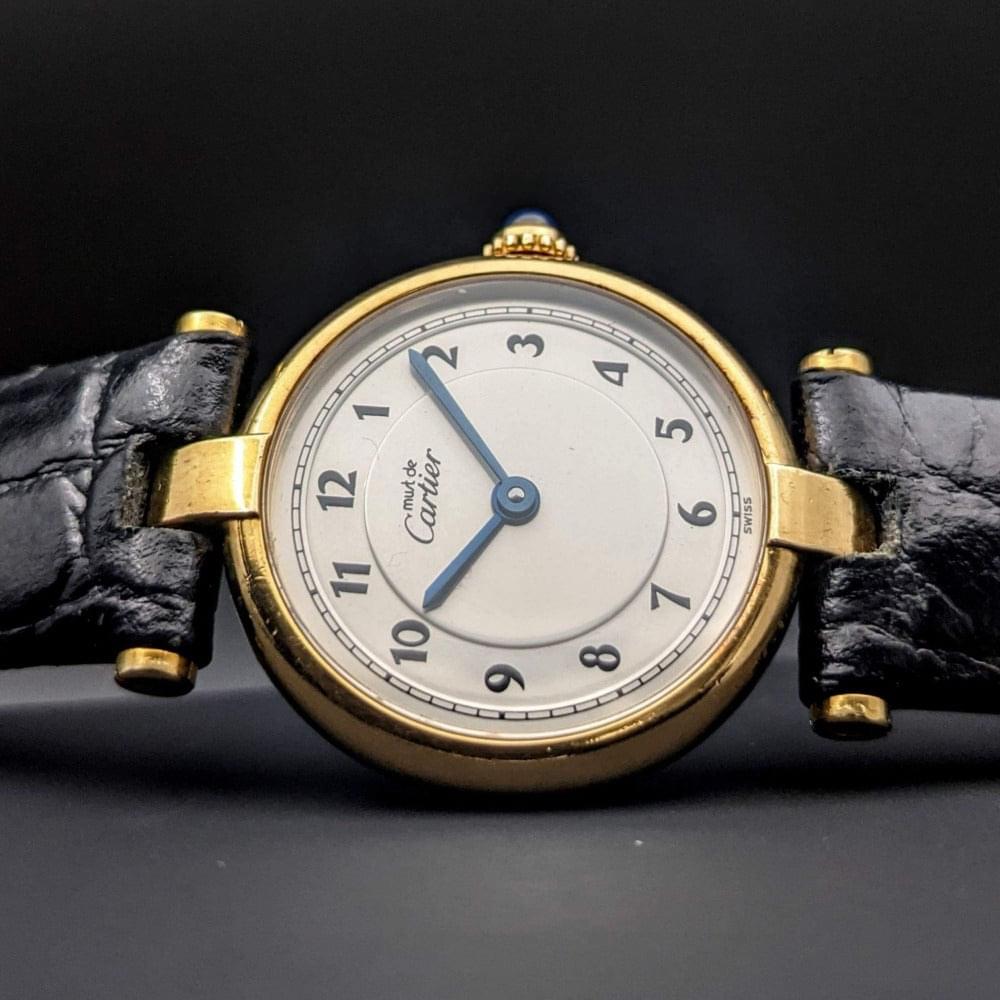 Cartier Must De Vermeil VLC Ronde – Omega Vintage Watches – Exclusive Vintage Watches Investment