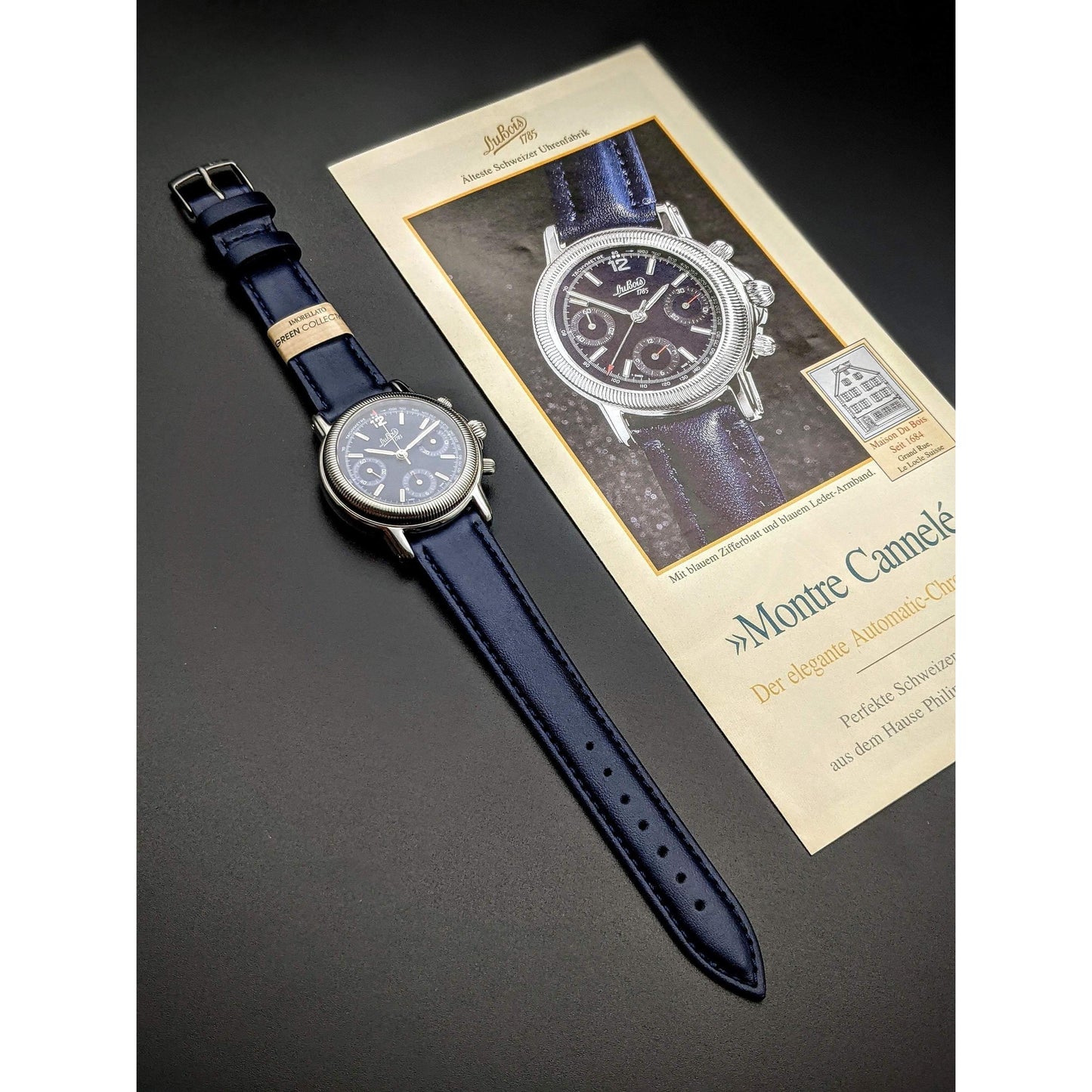 DuBois 1785 Montre Cannele Sport Automatic Chronograph Watch