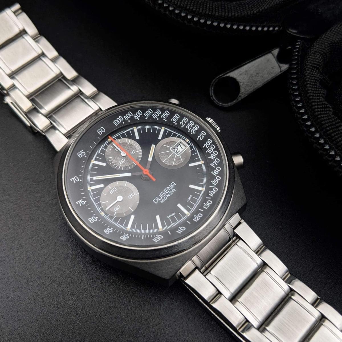Dugena Monza Racing Chronograph Vintage Watch - Calibre 7765