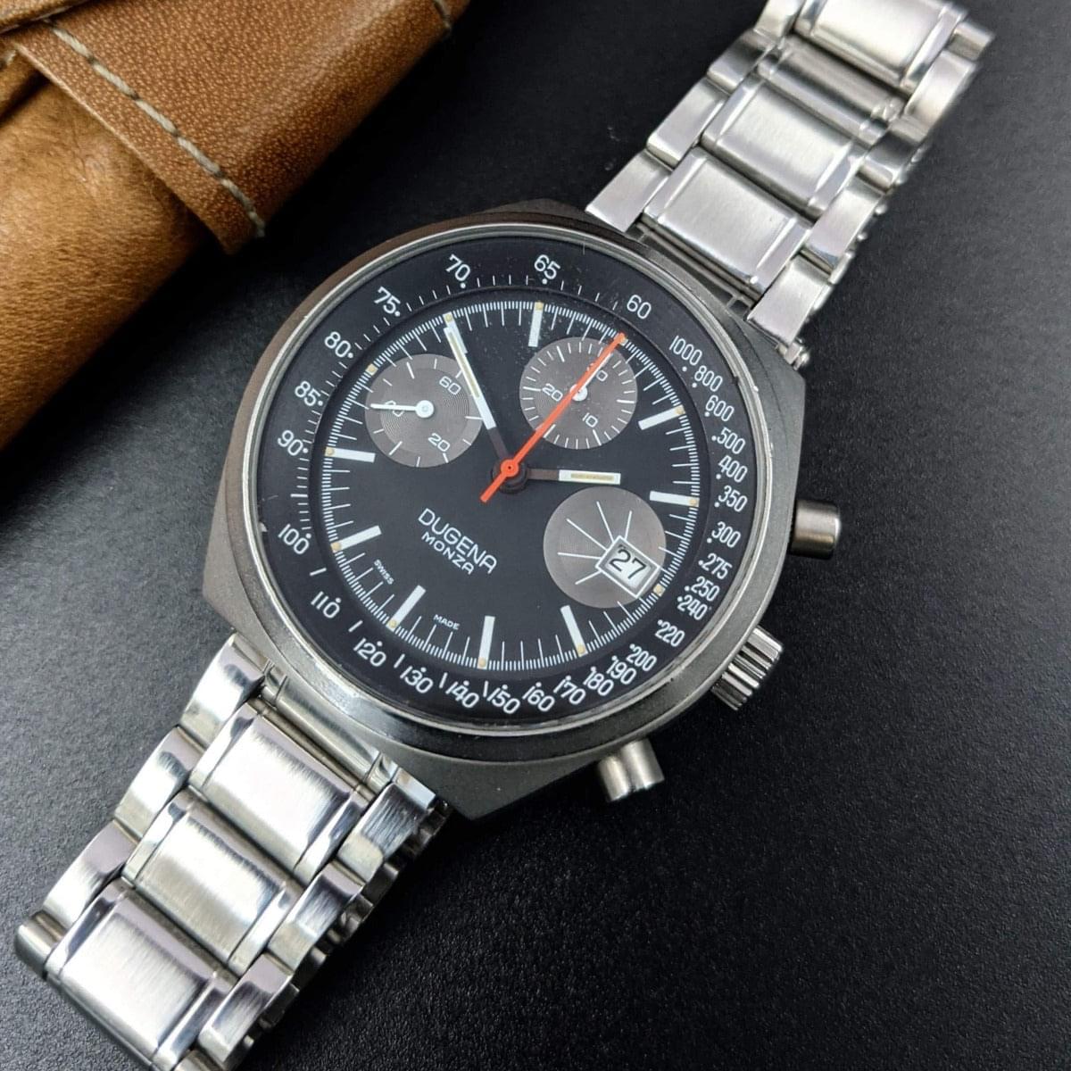 Dugena Monza Racing Chronograph Vintage Watch - Calibre 7765