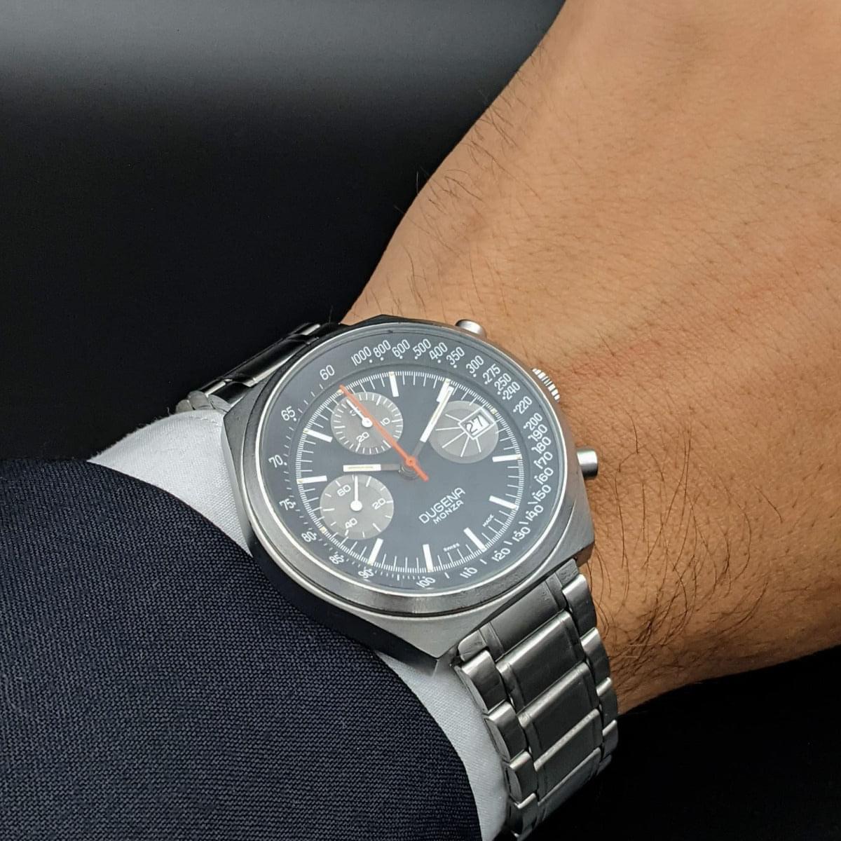Dugena Monza Racing Chronograph Vintage Watch - Calibre 7765