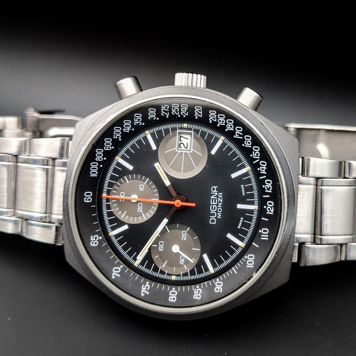 Dugena Monza Racing Chronograph Vintage Watch - Calibre 7765