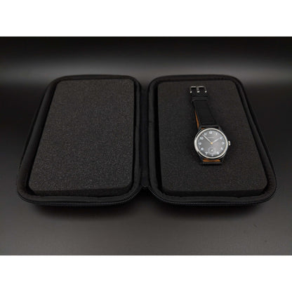 Eterna Black dial cal.852 screw back case 36.5mm / Vintage 