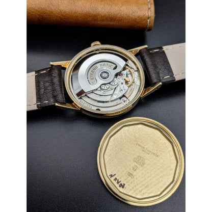 Eterna 14K Gold Chronometer Eterna-Matic BRIKS CHALLENGER Vintage Watch 1957