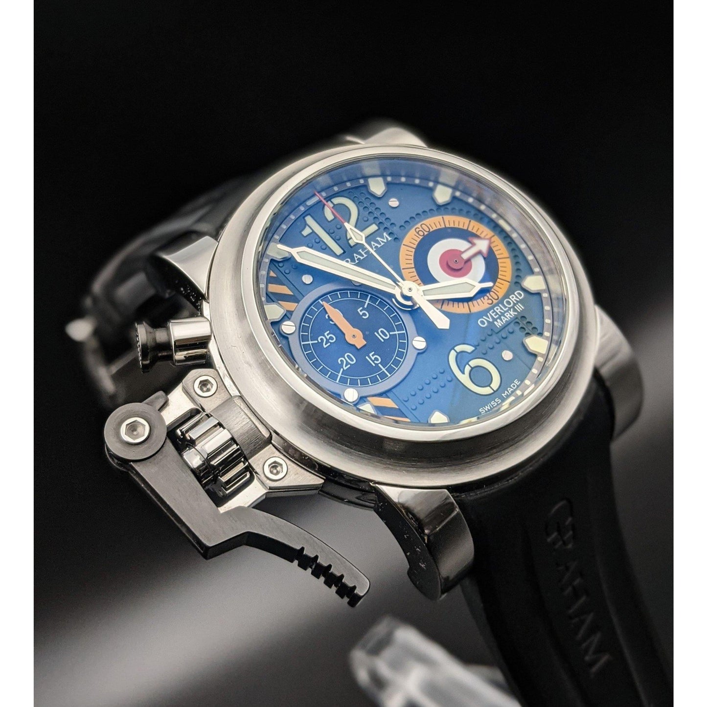 Graham Chronofighter Oversize Overload Mark III 腕表型号 2OVAS.G01A.K10B