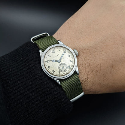 Rare Zenith WWII Type Watch as RAF/ Vintage 1941 / cal.106/ Serviced - E-V-W.com